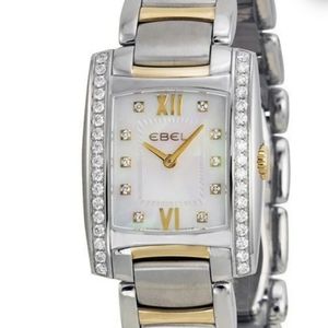 EBEL Brasilia Mini 18ct Gold & 44 Diamond Ladies Watch 1215769